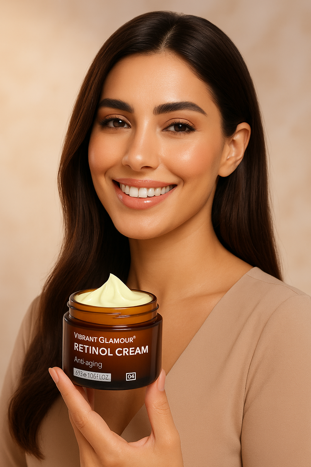 كريم الريتينول من Vibrant Glamour – لتنعيم التجاعيد وتجديد البشرة