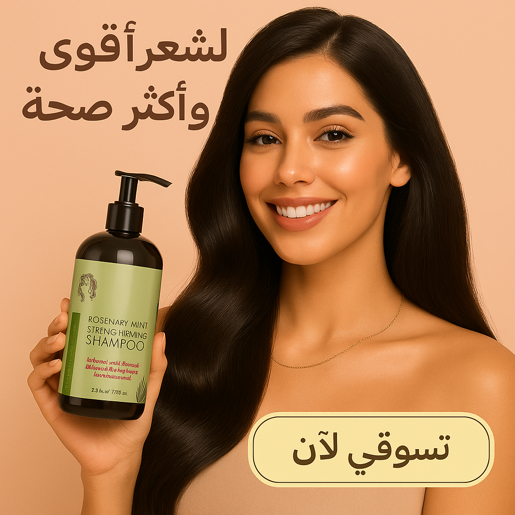 شامبو إكليل الجبل والنعناع – لنمو الشعر وترطيبه بعمق